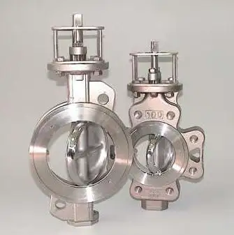 Kétszeres excentricitású pillangószelep