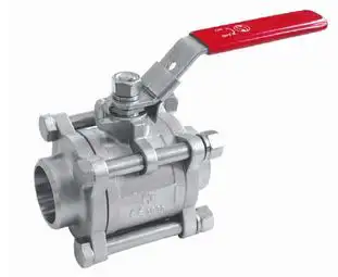 790 típusú 3 részes B-B menetes saválló gömbcsap