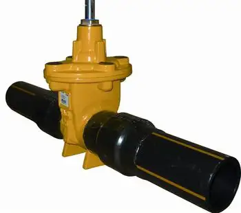 PE Gumiékzárású Tolózár gázra